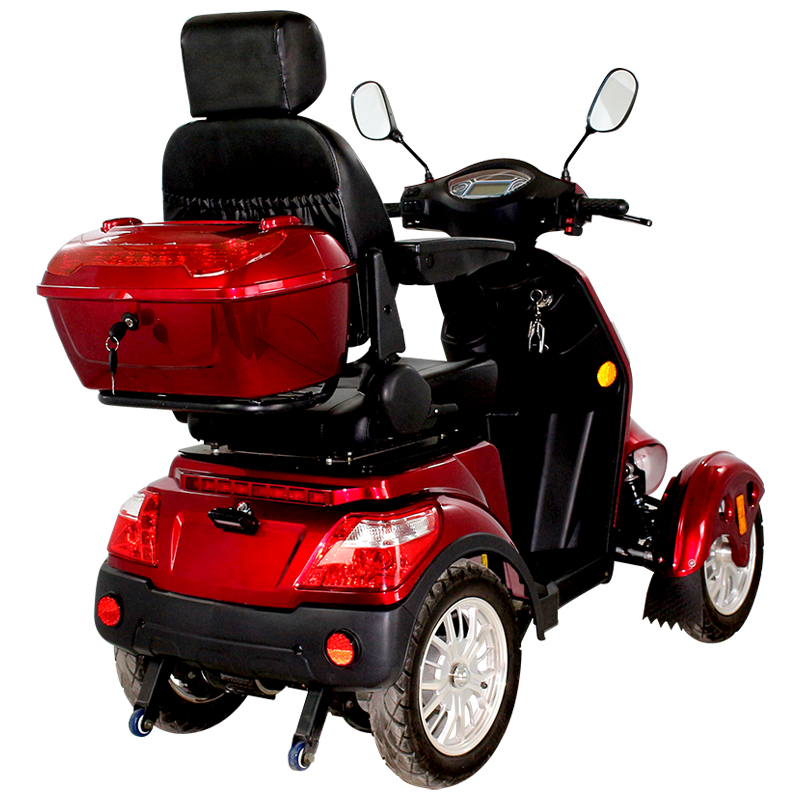 four wheel handicapped electric car